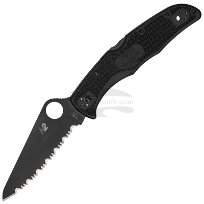 Серрейторный нож Spyderco Pacific Salt 2 Black C91SBBK2 9.6см