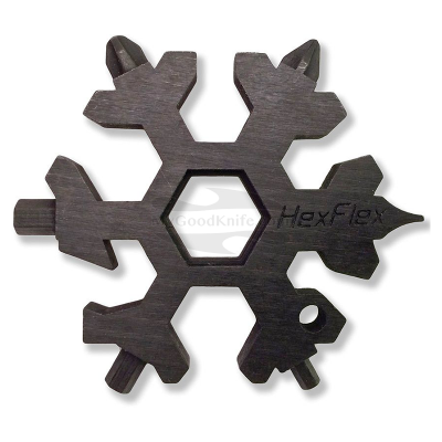 Outil multifonctions HexFlex Adventure Tool Black Standard HEXBO23S