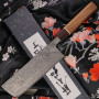 Nakiri Japanese kitchen knife Shiro Kamo SG2 G-7504WEM 16.5cm