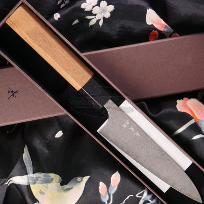 Japanese kitchen knife Yoshimi Kato Petty Nickel Damascus VG10 D-1900 12cm