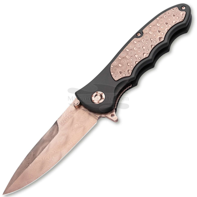 Folding knife Böker Leopard-Damast EDC Rosegold 110289DAM 9.5cm
