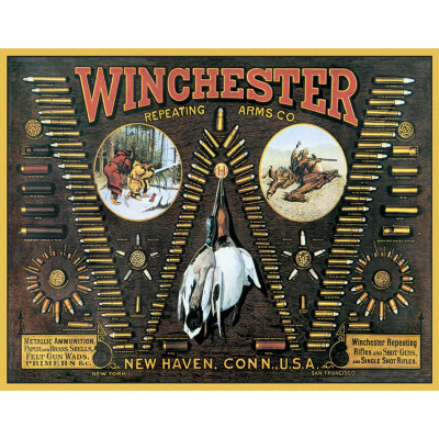 Tina kyltti Winchester Bullet Board TSN0942