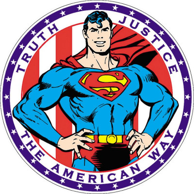 Blechschild Superman American Way TSN2335