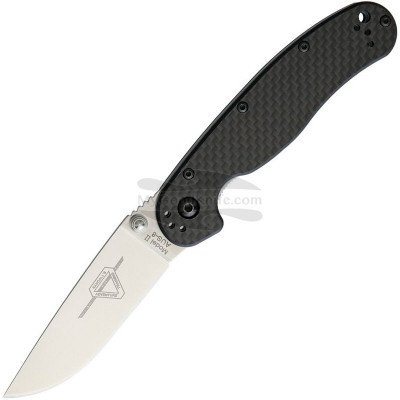 Couteau pliant Ontario RAT-2 AUS8 Carbon Fibre 8836 7.6cm