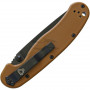 Taschenmesser Ontario RAT-2 Black D2, Coyote Brown 8830CB 7.6cm