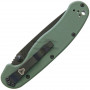 Taschenmesser Ontario RAT-2 Black D2, OD Green 8830OD 7.6cm