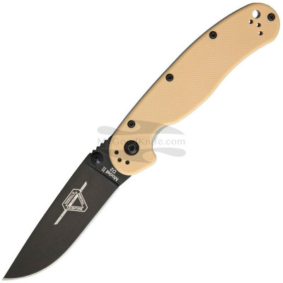 Taschenmesser Ontario RAT-2 Black D2, Desert Tan 8830DT 7.6cm