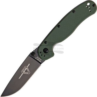 Couteau pliant Ontario RAT-2 Black AUS8 OD Green 8861OD 7.6cm