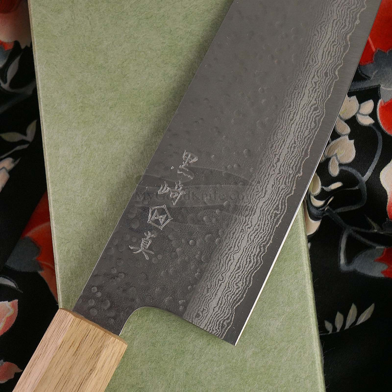 Santoku Japanese kitchen knife Makoto Kurosaki STYLK-102 16.5cm