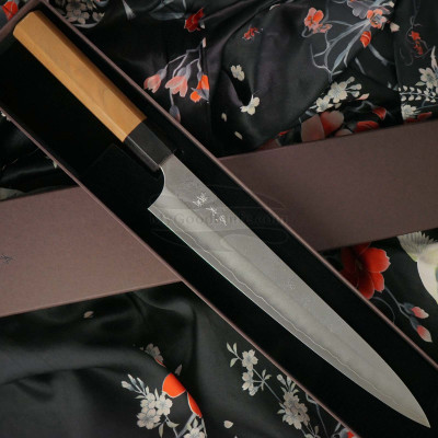 Cuchillo Japones Sujihiki Yoshimi Kato Ginsan D-707CW 27cm