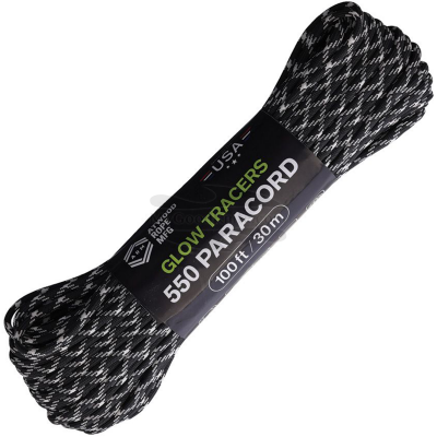 Paracord Atwood Rope Heijastava Musta/hehku RG1338H