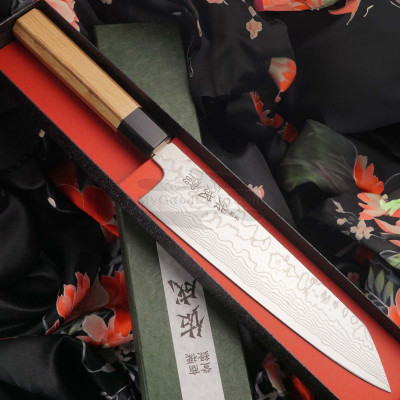 Японский кухонный нож Киритсуке Sukenari Gyuto S-207 21см