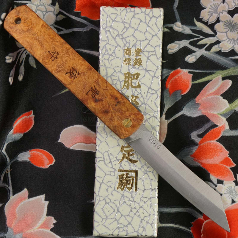 Folding knife Kanekoma Higonokami VG-10 Karin Kobu VG-KK 8cm for