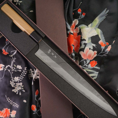 Cuchillo Japones Sujihiki Yoshimi Kato Aogami Super D-907 27cm