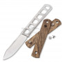 Нож с фиксированным клинком Böker BFF Packlite Walnut 120748 6.5см