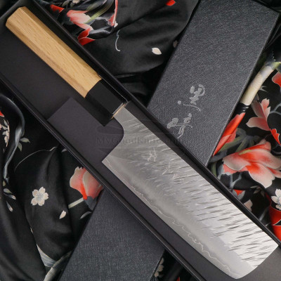 Japanilainen vihannesveitsi Nakiri Yu Kurosaki Fujin R2 ZRF-165NAO 16.5cm