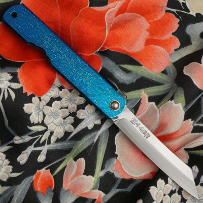 Couteau pliant Kanekoma Higonokami Aogami Bleu MZA-BLU 8cm