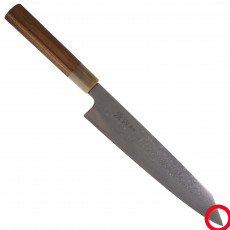Japanilainen kokkiveitsi Gyuto Sukenari Slender OUTLET S-6411 24cm