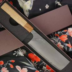Cuchillo Japones Nakiri Yoshimi Kato Aogami super D-502OWN 16.5cm