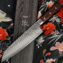 Santoku Japanese kitchen knife Ittetsu Damascus VG10 IWC-102 18cm