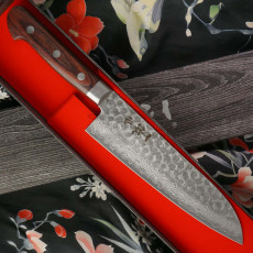 Santoku Japanisches Messer Ittetsu Damascus VG10 IWC-102 18cm