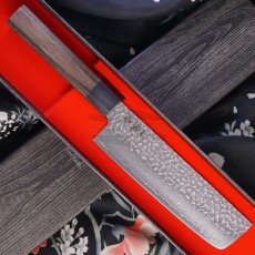 Nakiri Japanisches Messer Ittetsu VG-10 Damaskus IWZ-107 15cm