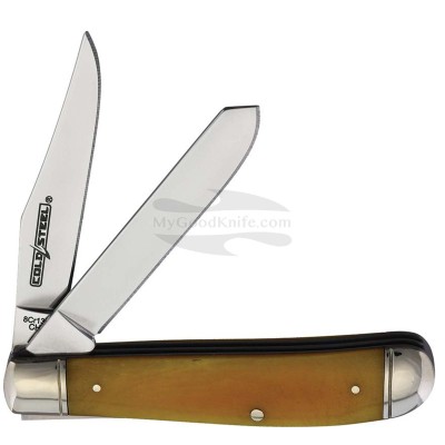 Folding knife Cold Steel Mini Trapper Yellow Bone CSFLMTRPRY 7cm