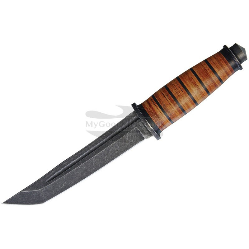 MINI Bowie Knife Fixed Blade Small Pocket Knife with Leather