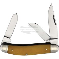 Taschenmesser Cold Steel Gentleman's Stockman Yellow Bone CSFLGSTKMY 7cm
