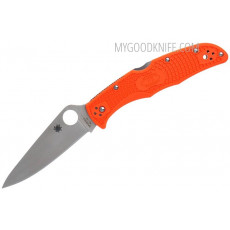 Folding knife Spyderco Endura 4 Flat Ground FRN, orange C10FPOR 9.6cm