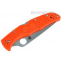 Folding knife Spyderco Endura 4 Flat Ground FRN, orange 10FPOR 9.6cm - 3