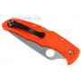 Folding knife Spyderco Endura 4 Flat Ground FRN, orange 10FPOR 9.6cm - 4