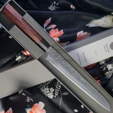 Bread knife Seki Kanetsugu Heptagon-Wood 9134 21cm