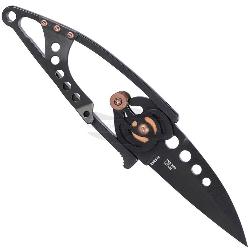 Couteau pliant CRKT Snap Lock Folder All Black 5102NK 6.5cm
