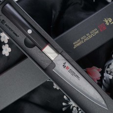 Овощной кухонный нож Mcusta Zanmai Hybrid Splash Damascus HZ2-3001DS 11см