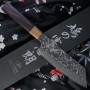 Bunka-keittiöveitsi Kenshiro Hatono SG2 Damascus KH-012 18cm