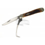 Trapper Rough Rider Equestrian Amber Bone 1971 7.5cm - 3