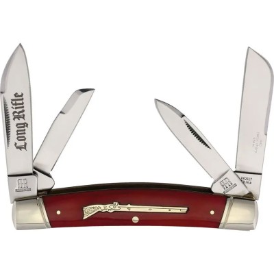 Couteau pliant Rough Ryder Long Rifle Congress Rouge 2617