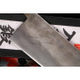 Nakiri Japanisches Messer Goko Hamono OUTLET! Shirogami S/S Clad GHO-004 16.5cm