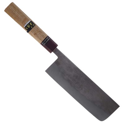 Nakiri Japanese kitchen knife Goko Hamono OUTLET! Shirogami S/S Clad GHO-004 16.5cm