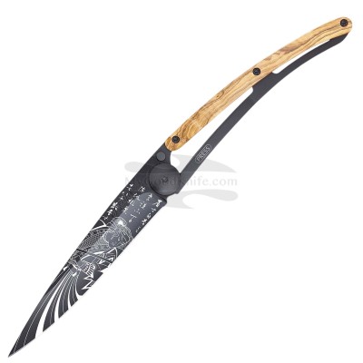 Kääntöveitsi Deejo Musta, Samurai 1GB000166 9.5cm