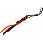 We Knife Black/orange paracord lanyard with bead A-01С - 1