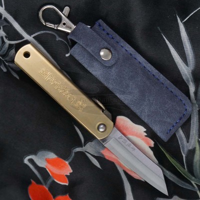 Coltello da tasca Kanekoma Higonokami Formato tascabile, fodero blu PS-AOBL 5cm