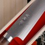 Gyuto Japanese kitchen knife Takeshi Saji VG-10 Colored Damascus HA-11207 18cm