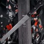 Cuchillo de pan Ittetsu AUS-10, pakka IWC-201 25cm