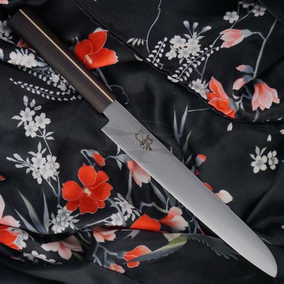 Sujihiki Japanisches Messer Shigeki Tanaka Ginsan Majiro 24cm