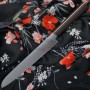 Japanilainen viipalointiveitsi Sujihiki Shigeki Tanaka Ginsan Majiro 24cm