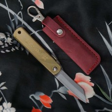 Coltello da tasca Kanekoma Higonokami Formato tascabile, fodero rosso PS-AOR 5cm
