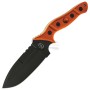 Couteau à lame fix Sniper Bladeworks Mamu Orange / Noir SBMAMUORGBLK 13.9cm