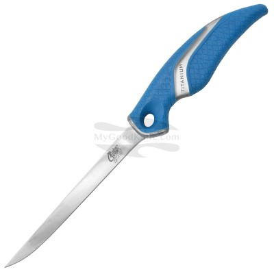 Fishing knife Cuda Titanium Nitride Bonded Flex 18831 15.5cm
